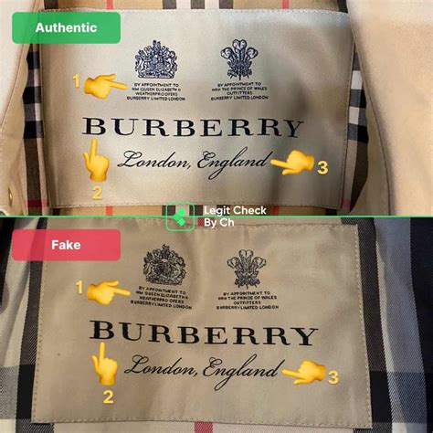 burberry jacket real vs fake|how to authenticate burberry bag.